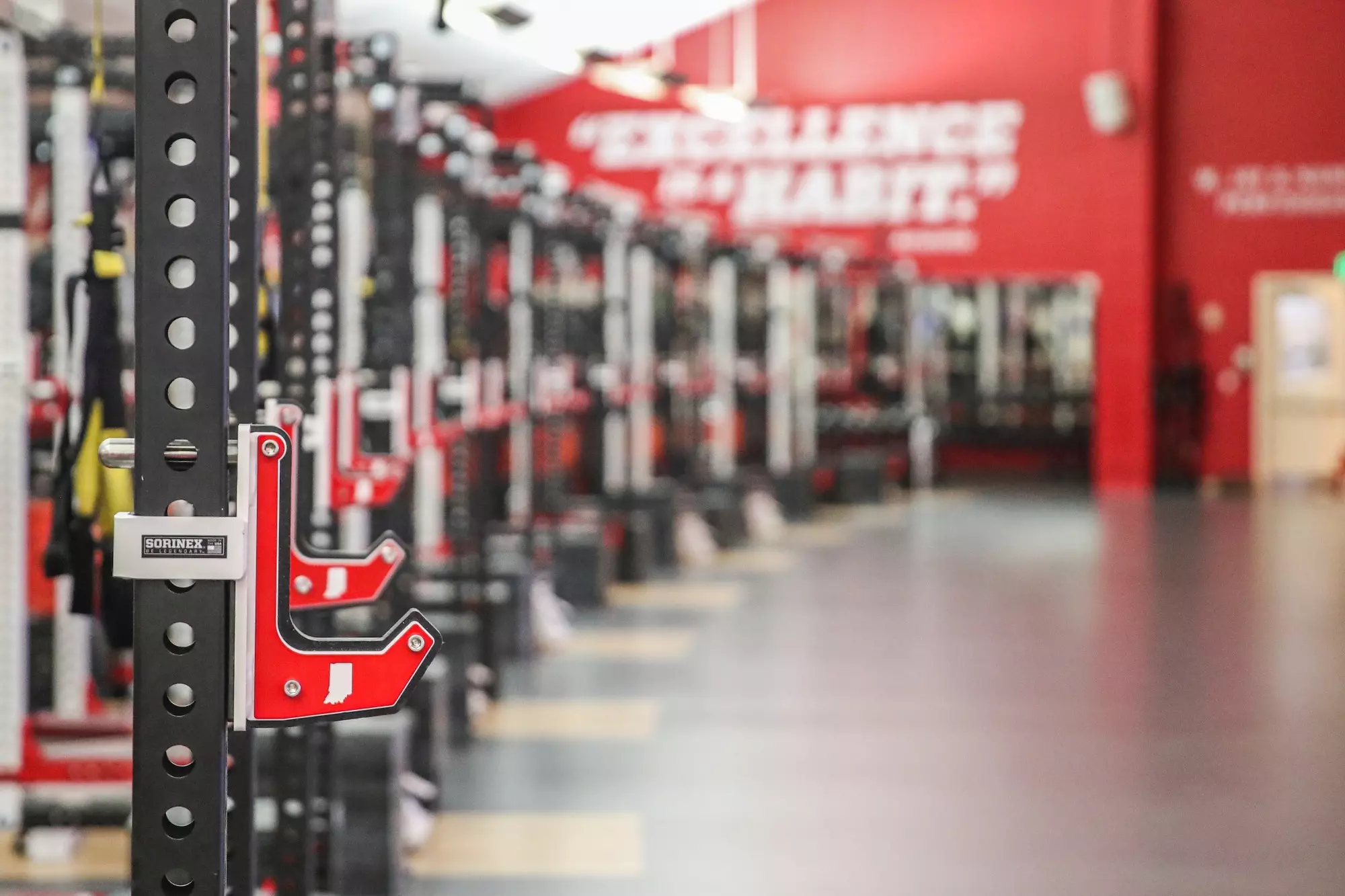 BLOOMINGTON, IN - April 05, 2023 - W. Jay and Nancy Wilkinson Performance Center in Memorial Stadium in Bloomington, IN. Photo By Trent Barnhart/Indiana Athletics