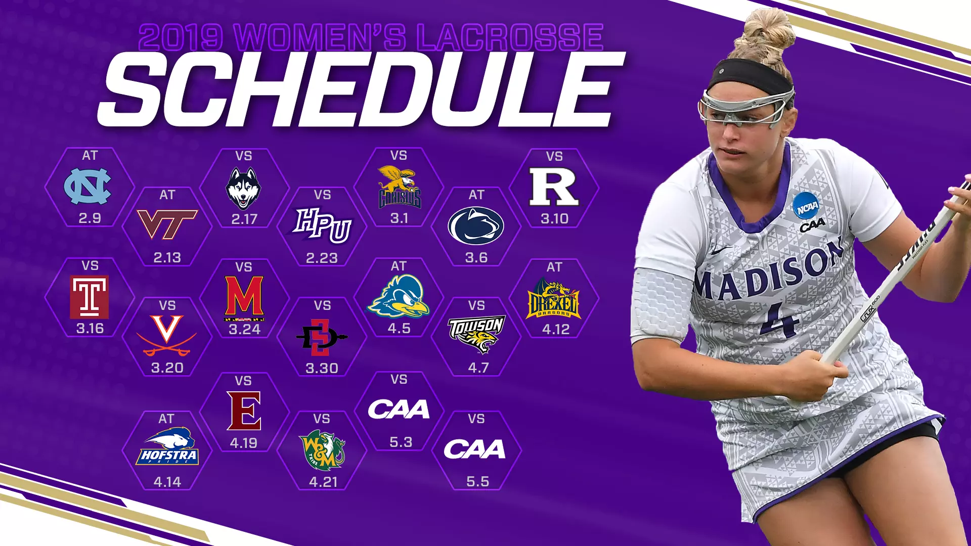 JMU Releases 2019 Women's Lacrosse Schedule - James Madison University Athletics jmu-releases-2019-women-s-lacrosse-schedule-james-madison-university-athletics