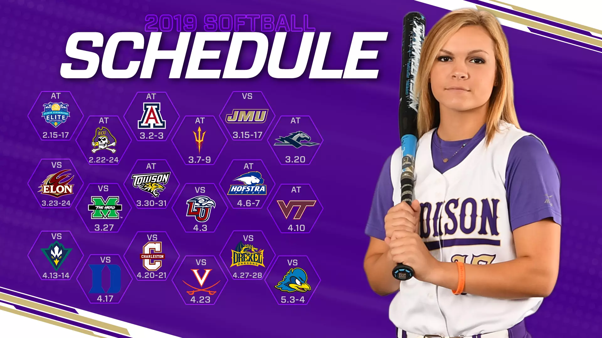 JMU Softball Reveals 2019 Schedule - James Madison University Athletics jmu-softball-reveals-2019-schedule-james-madison-university-athletics