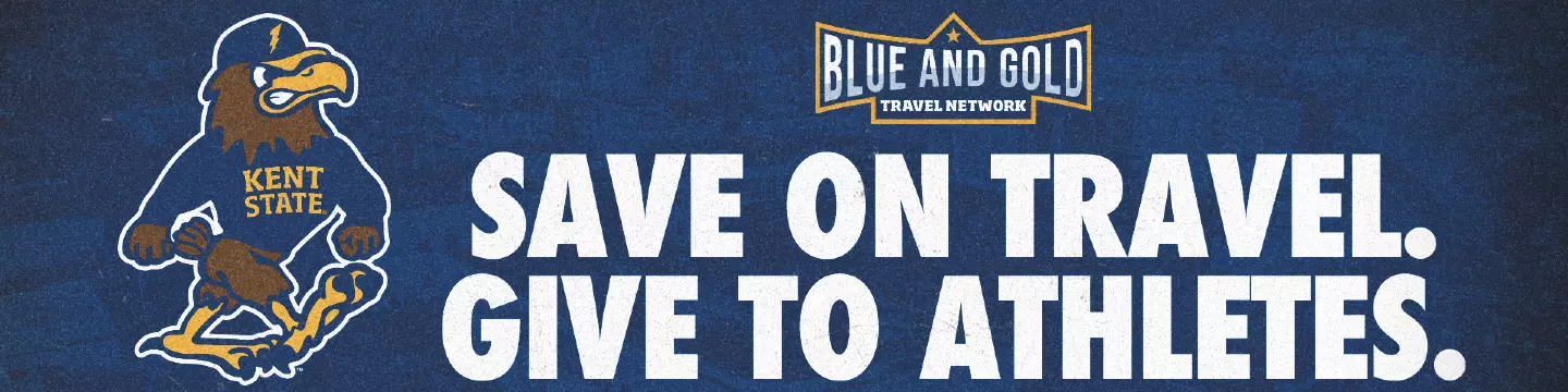 Blue and Gold Travel Top Banner