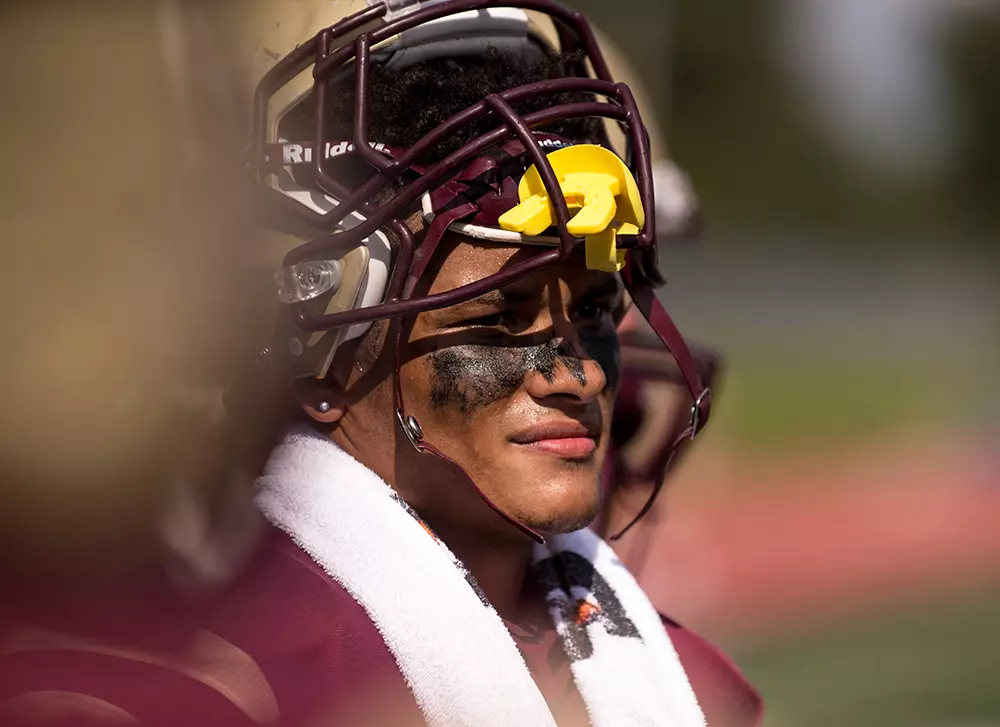 culver football helmet CMA Eagle Magnet Eagle Outfitters Evan Culver - 2017 -