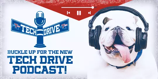 Tech Drive Podcast website banner