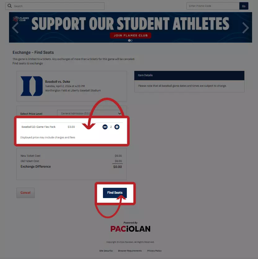 Ticket Office Baseball Voucher Exchange 5