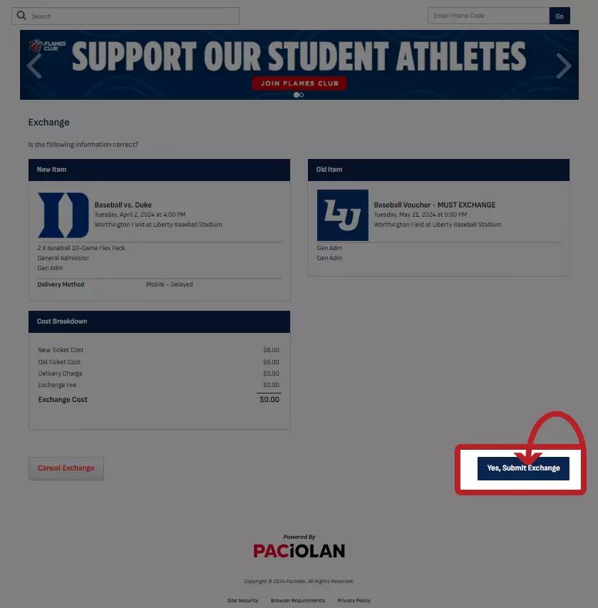 Ticket Office Baseball Voucher Exchange 7