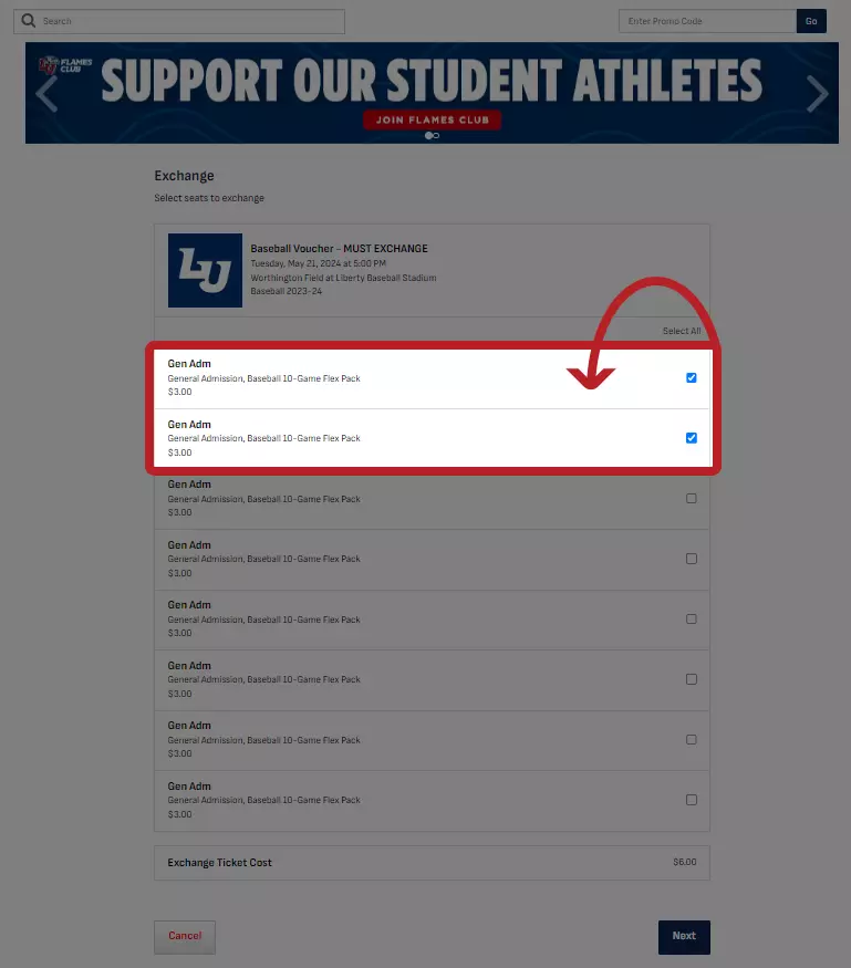 Ticket Office Baseball Voucher Exchange 8