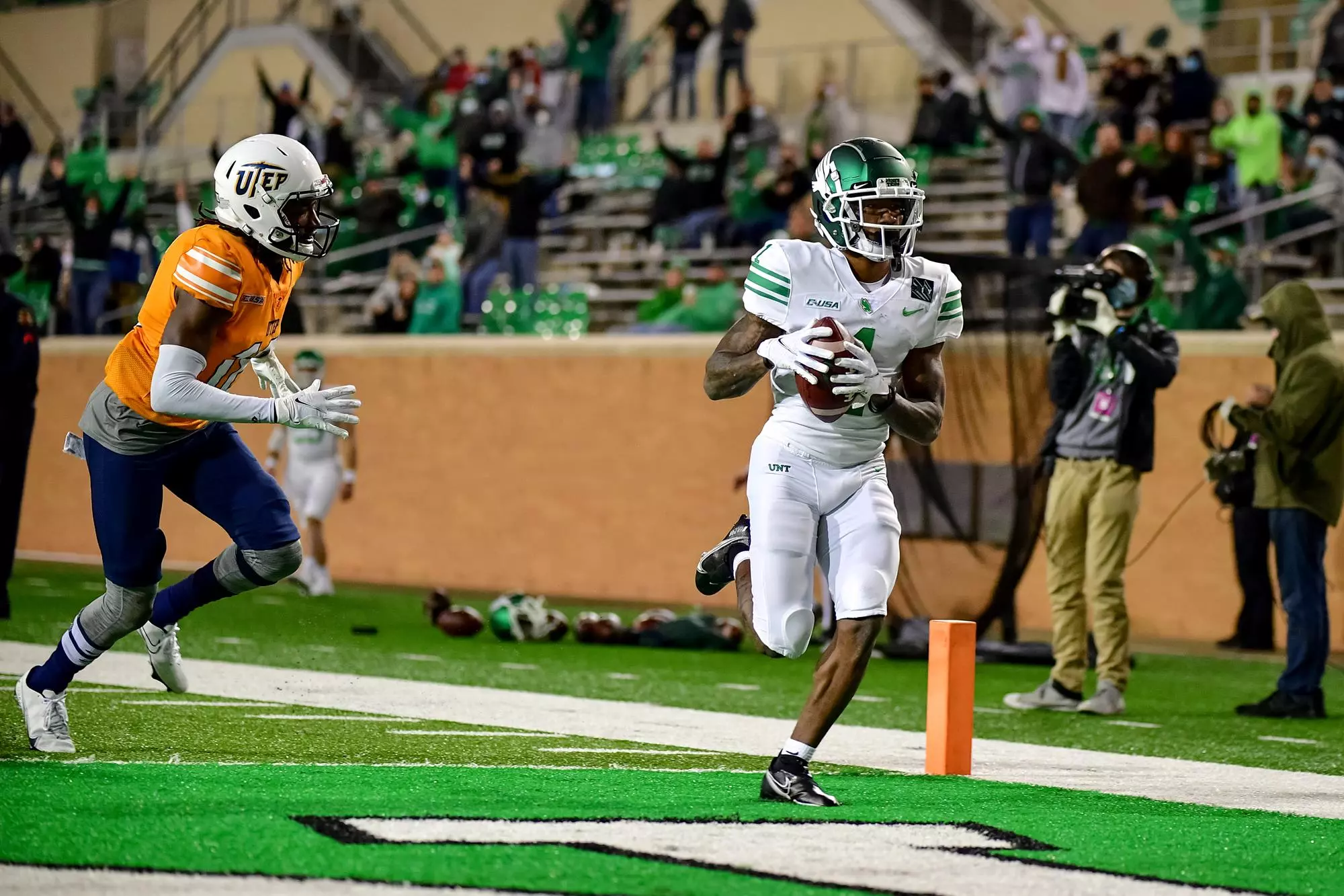 DENTON, TX - December 11th:
UTEP Miners vs North Texas Mean Green Football at Apogee Stadium in Denton, Texas. (Photo by Manny Flores)