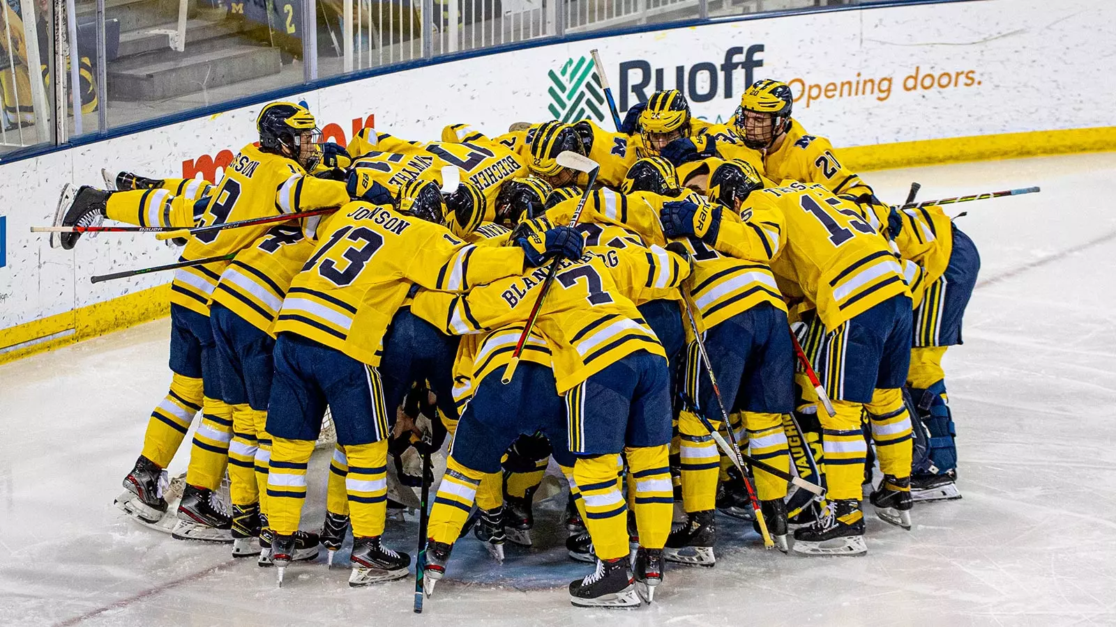 Ice Hockey Team Celebration Generic