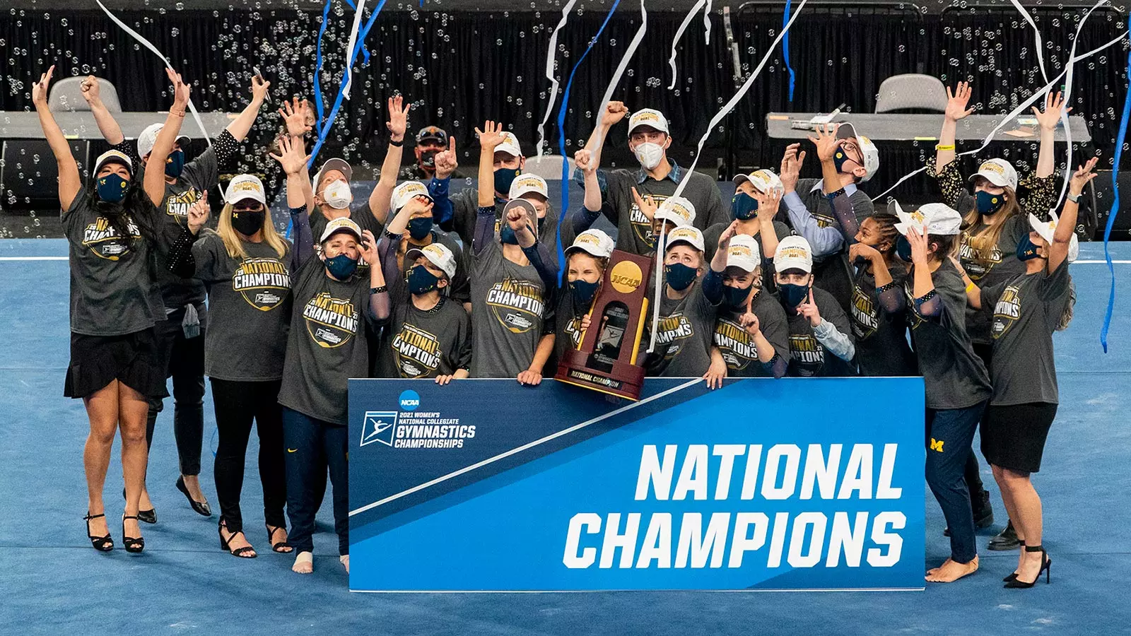 Women's Gymnastics NCAA Championship Celebration