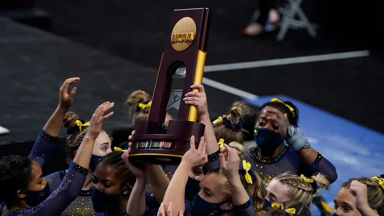 Women's Gymnastics NCAA Championships Celebration