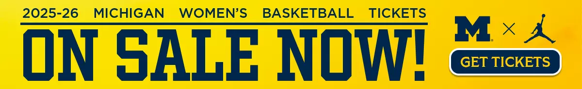 2025-26 Michigan Women's Basketball Tickets on Sale Now