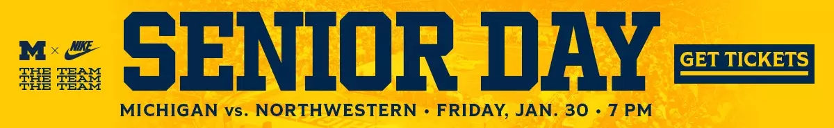 Michigan Wrestling Senior Day vs. Northwestern - Friday, January 30 at 7 PM - Crisler Center