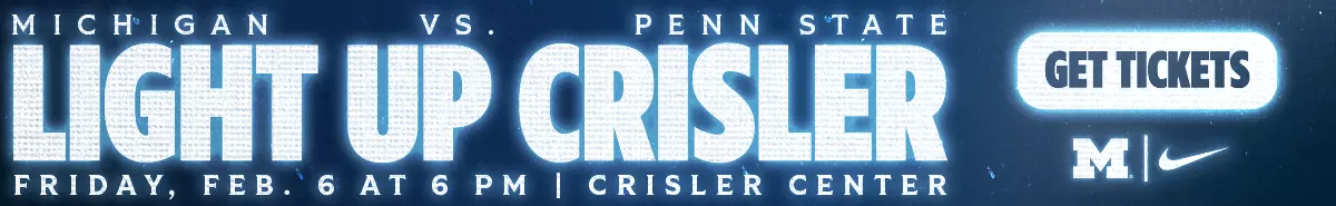 Michigan Wrestling Light Up Crisler vs. Penn State - Friday, February 6 at 6 PM - Crisler Center
