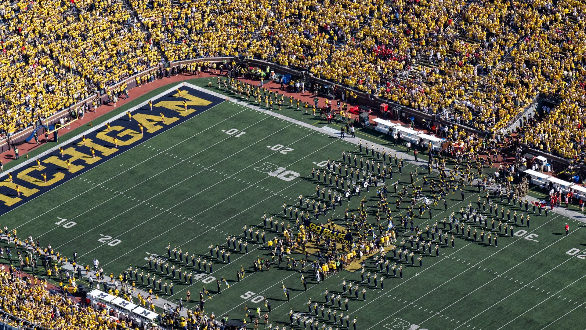 Michigan Stadium Big House Maize Out generic