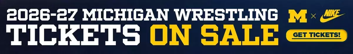2026-27 Michigan Wrestling Tickets On Sale