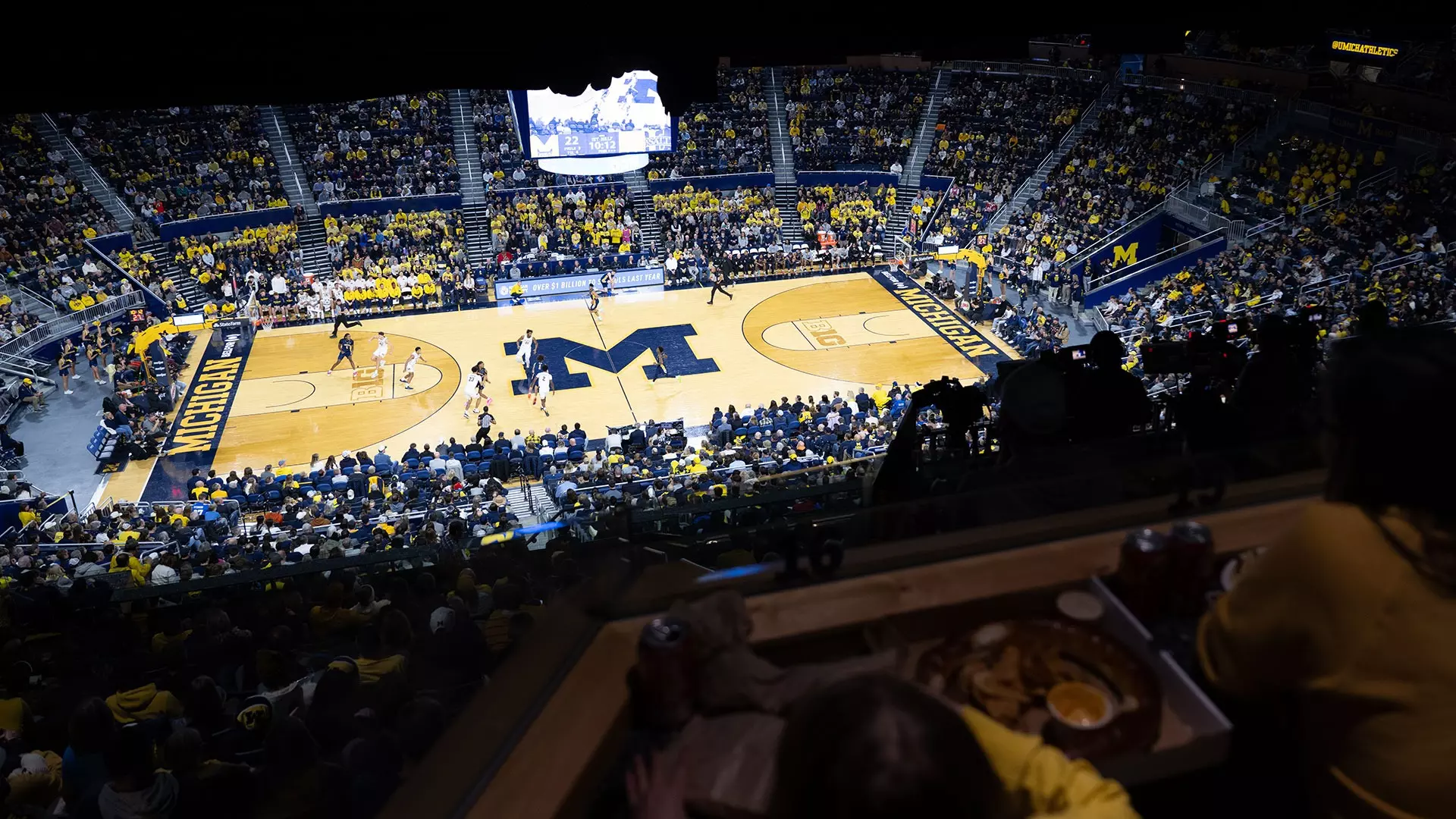 Wolverine Den Seating at Crisler Center