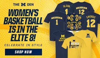 Shop The M Den: Michigan Women's Basketball Elite Eight Gear
