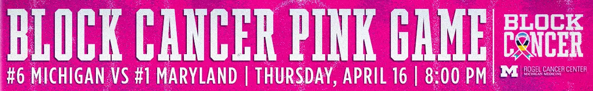 Michigan vs. Maryland on April 16 at 8:00 PM