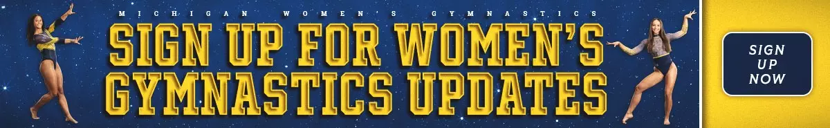 Sign up to receive women's gymnastics updates right to your inbox
