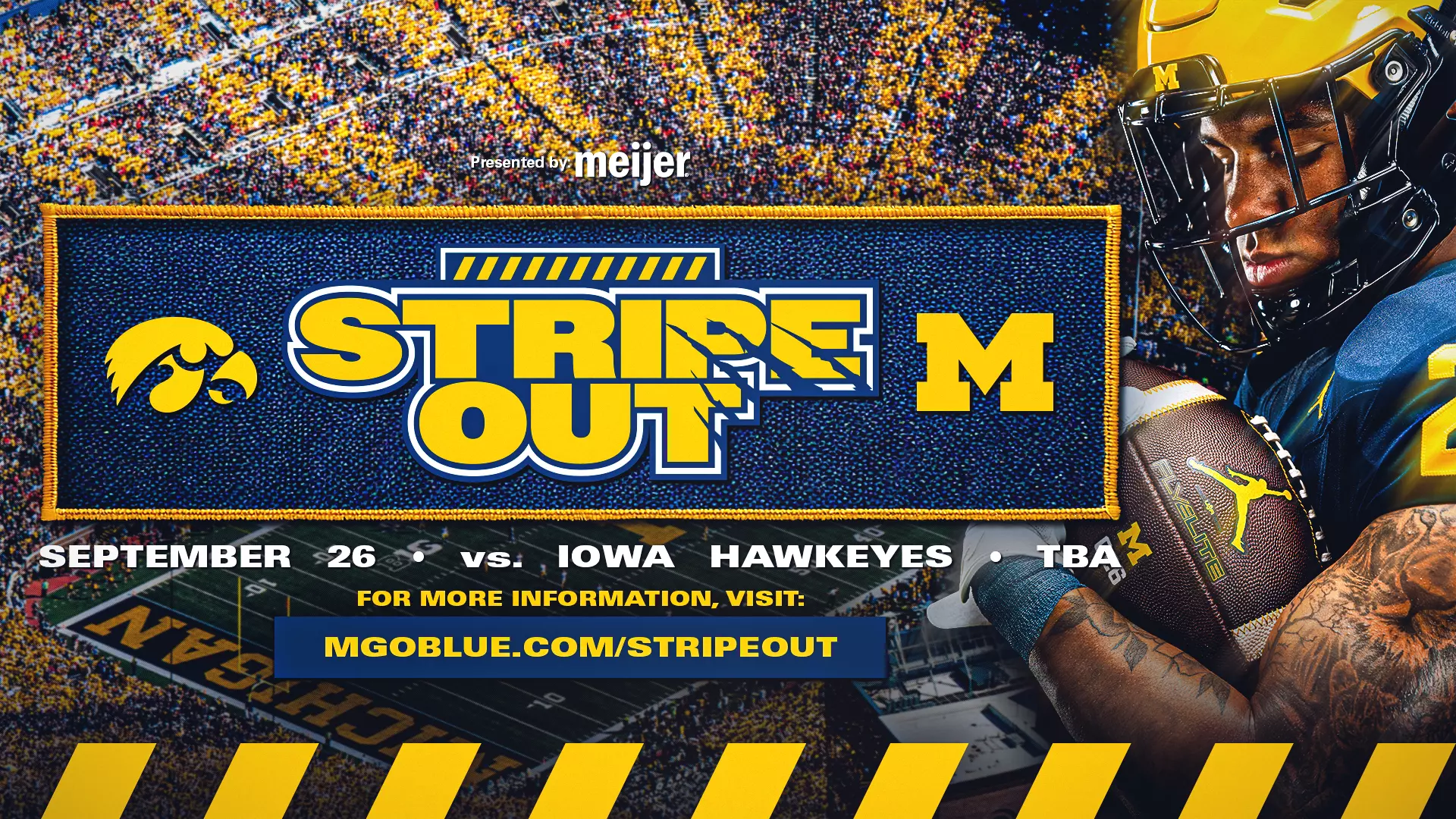 Help us Stripe Out the Big House versus Iowa on September 26