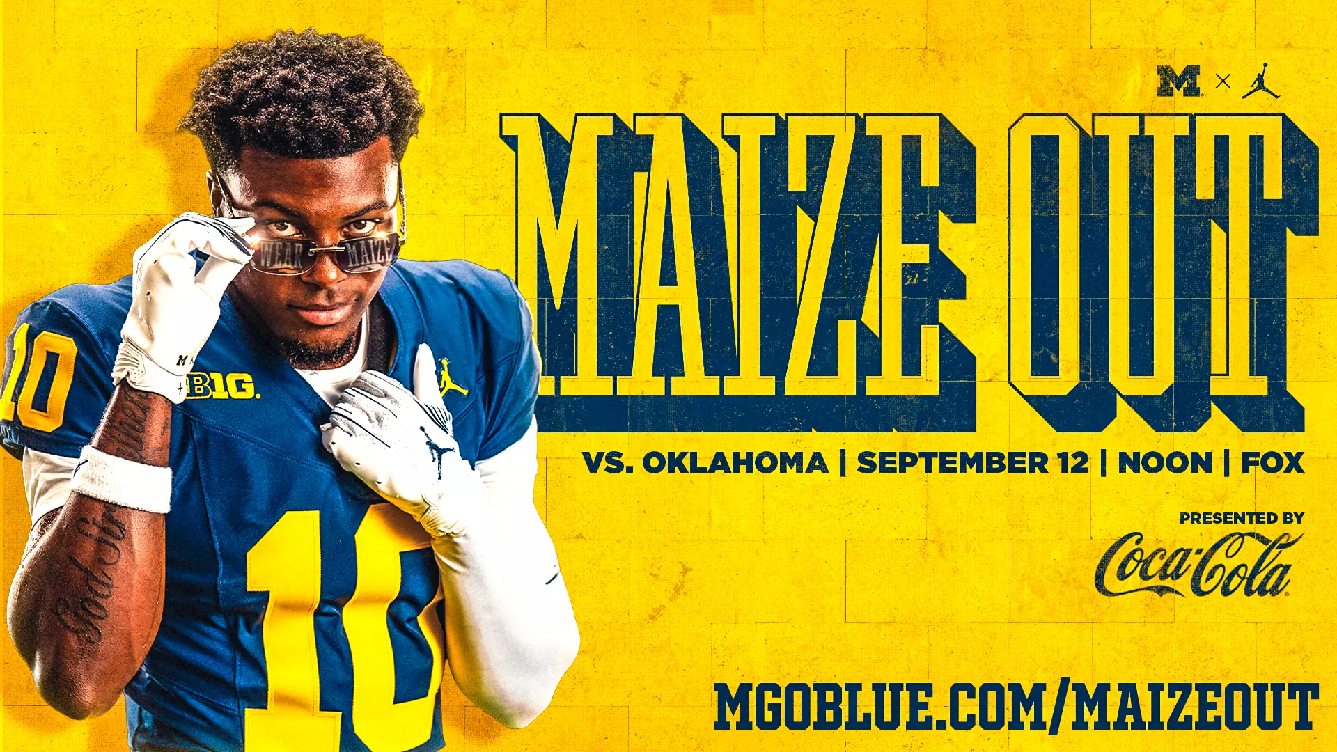 Wear Maize to our game against Oklahoma on September 12!