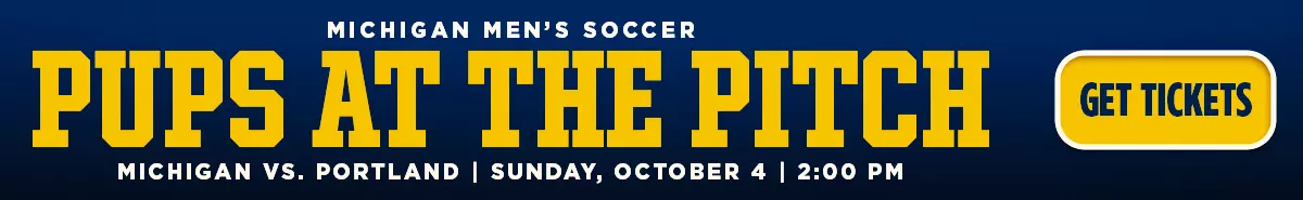 Get tickets to the men's soccer Pups at the Pitch match
