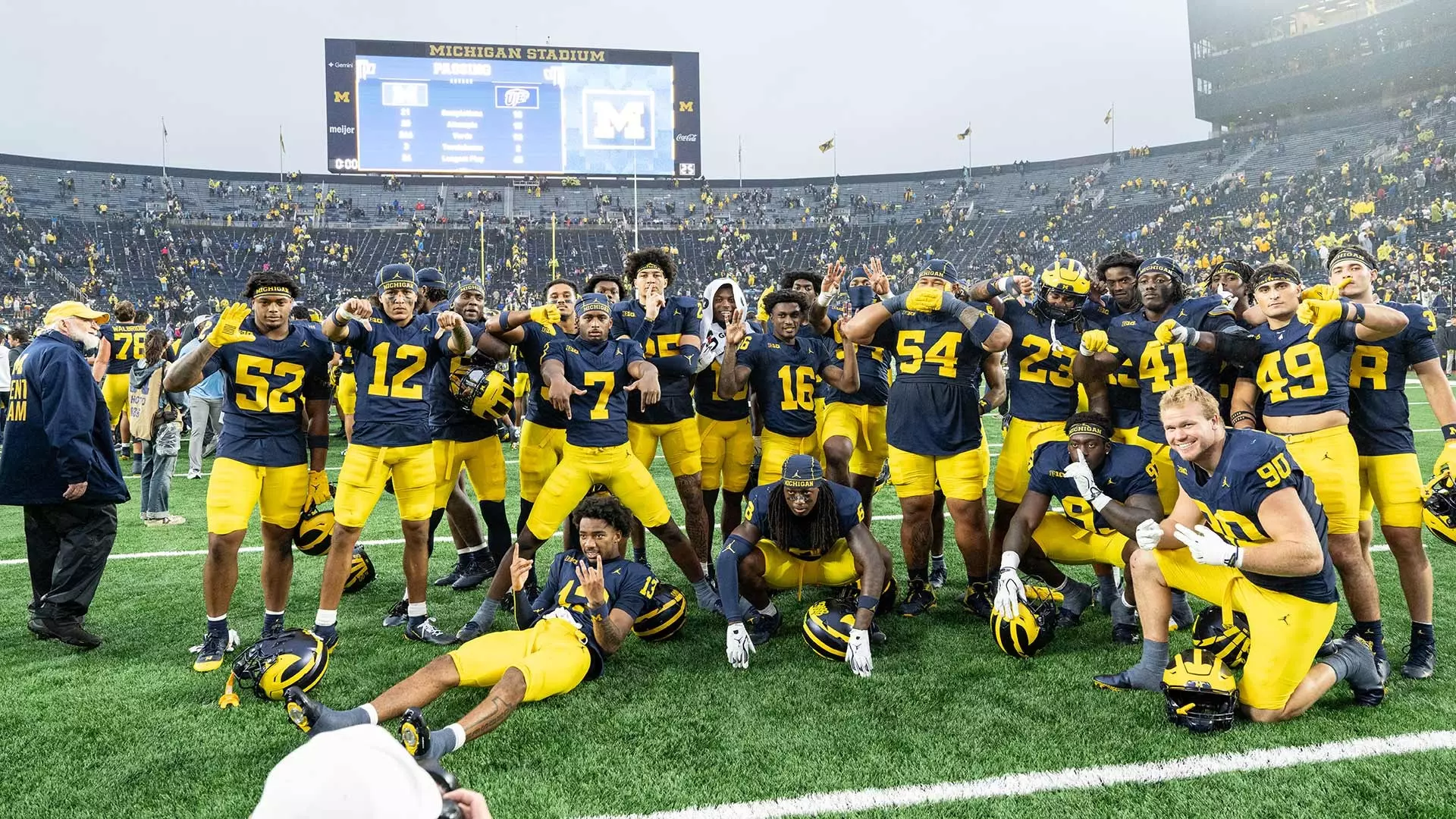 Football Postgame Celebration vs. UTEP