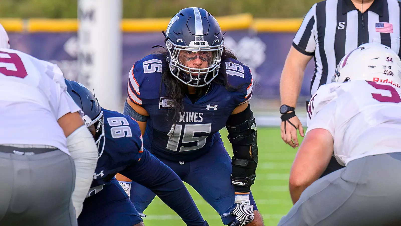 colorado school of mines football helmet Orediggers Speed Mini Front Office Sports on X: