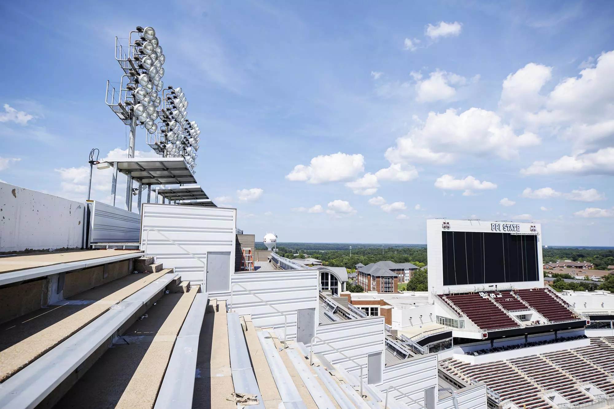 STARKVILLE, MS - August 13, 2022 - The Balconies during a fall camp scrimmage at Davis Wade Stadium at Scott Field in Starkville, MS. Photo By Austin Perryman