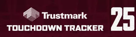 Trustmark Touchdown Tracker Week 5 - 25