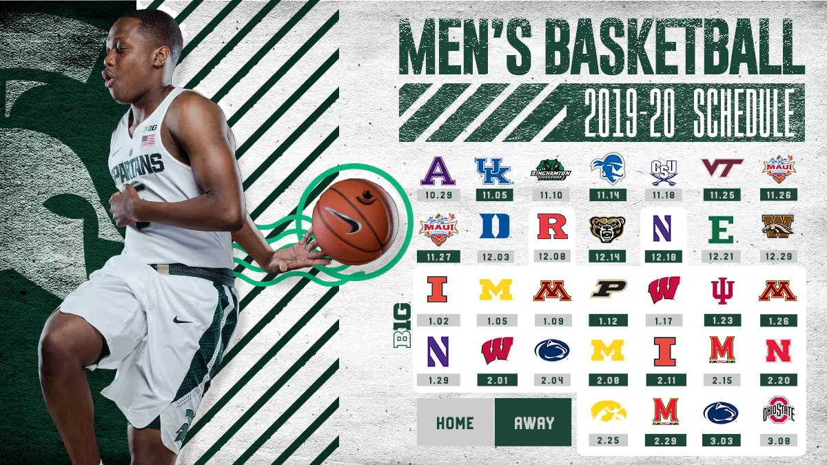 Michigan State Announces 2019-20 Men's Basketball Schedule - Michigan State University Athletics michigan-state-announces-2019-20-men-s-basketball-schedule-michigan-state-university-athletics