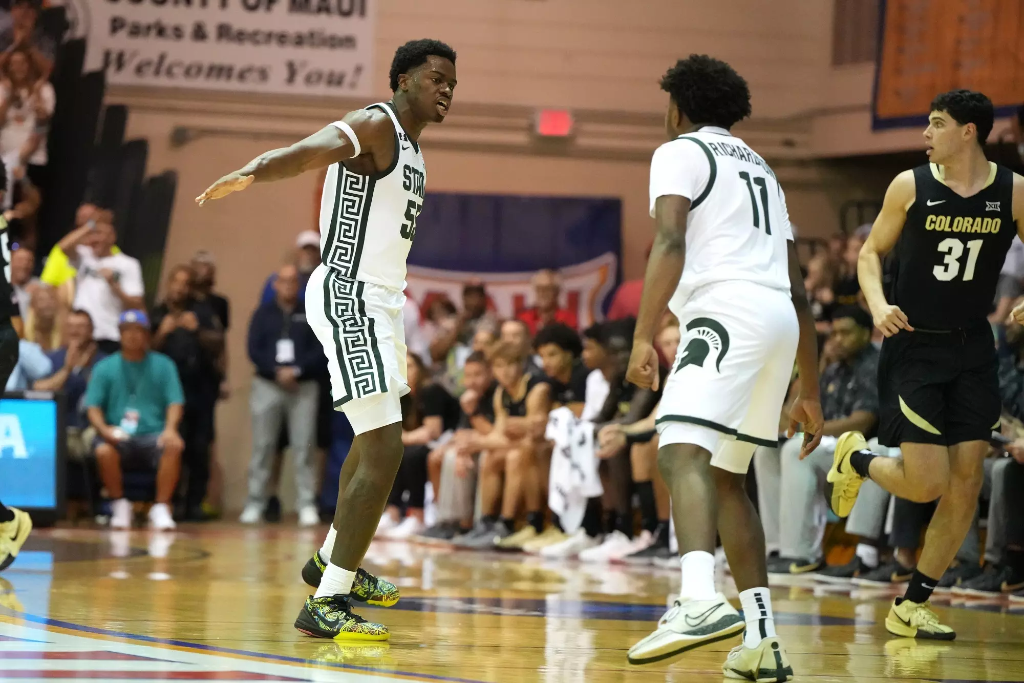 Richardson Scores 13 to Help Lead Michigan State Past Colorado, 72