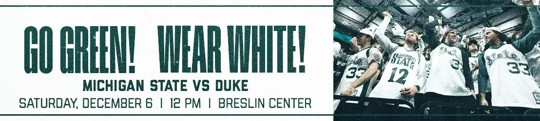 Go Green Wear White vs Duke