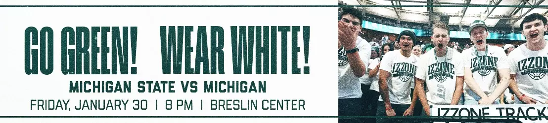 Go Green Wear White vs Michigan