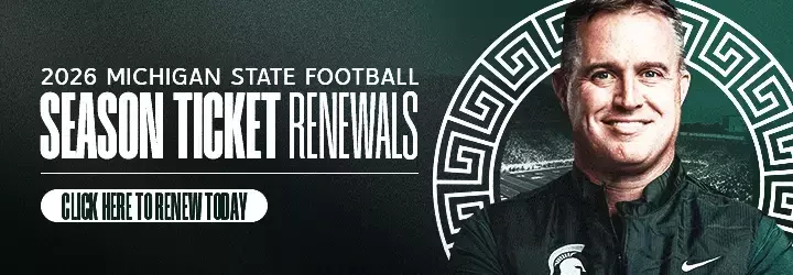 2026 Football Season Ticket Membership Renewal graphic with a photo of head coach Pat Fitzpatrick