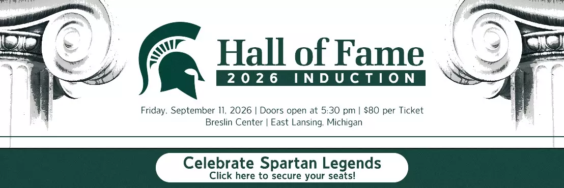 Hall Of Fame Dinner graphic informing that the dinner is on September 11