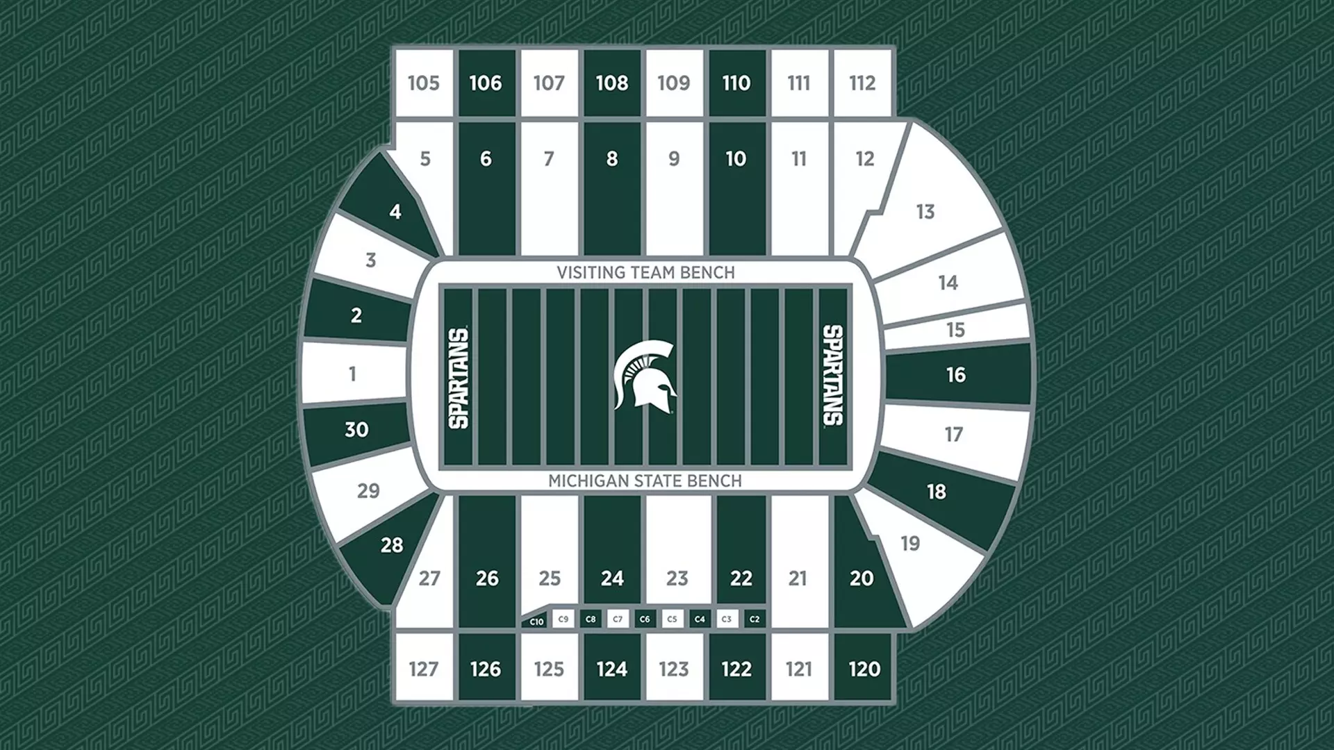 Stripe The Stadium Map