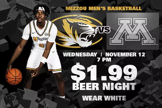 Mizzou vs Minnesota 1.99 Beer