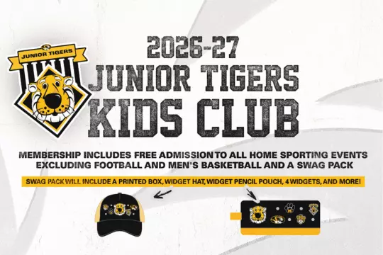 2026-27 Junior Tigers Membership is on sale!