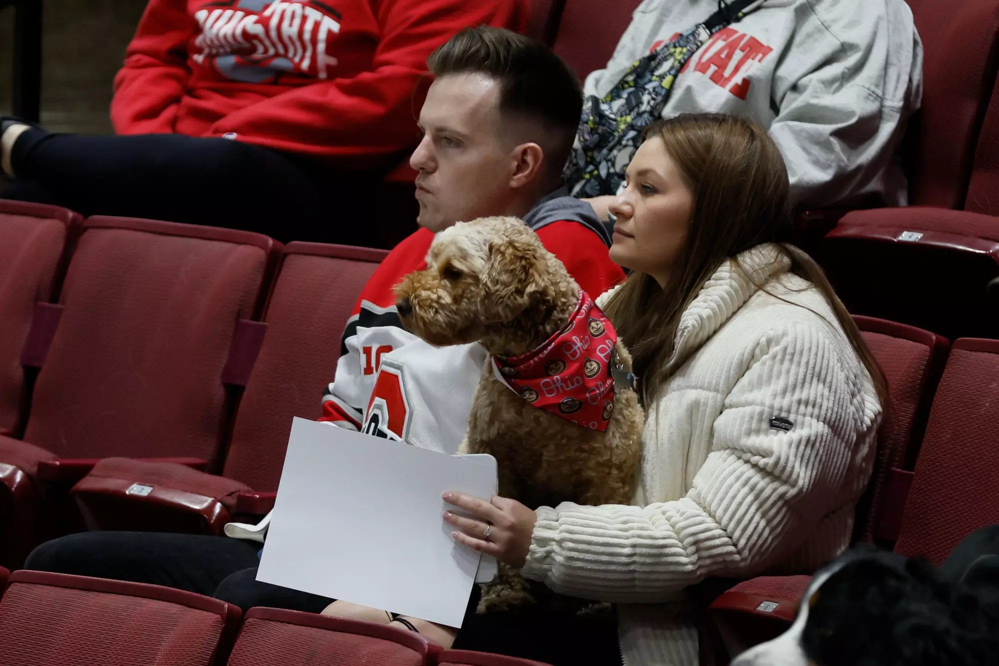 Ohio State men's hockey vs. Michigan State on Saturday, Jan. 7, 2023, in Columbus, Ohio. (Photo/Jay LaPrete)