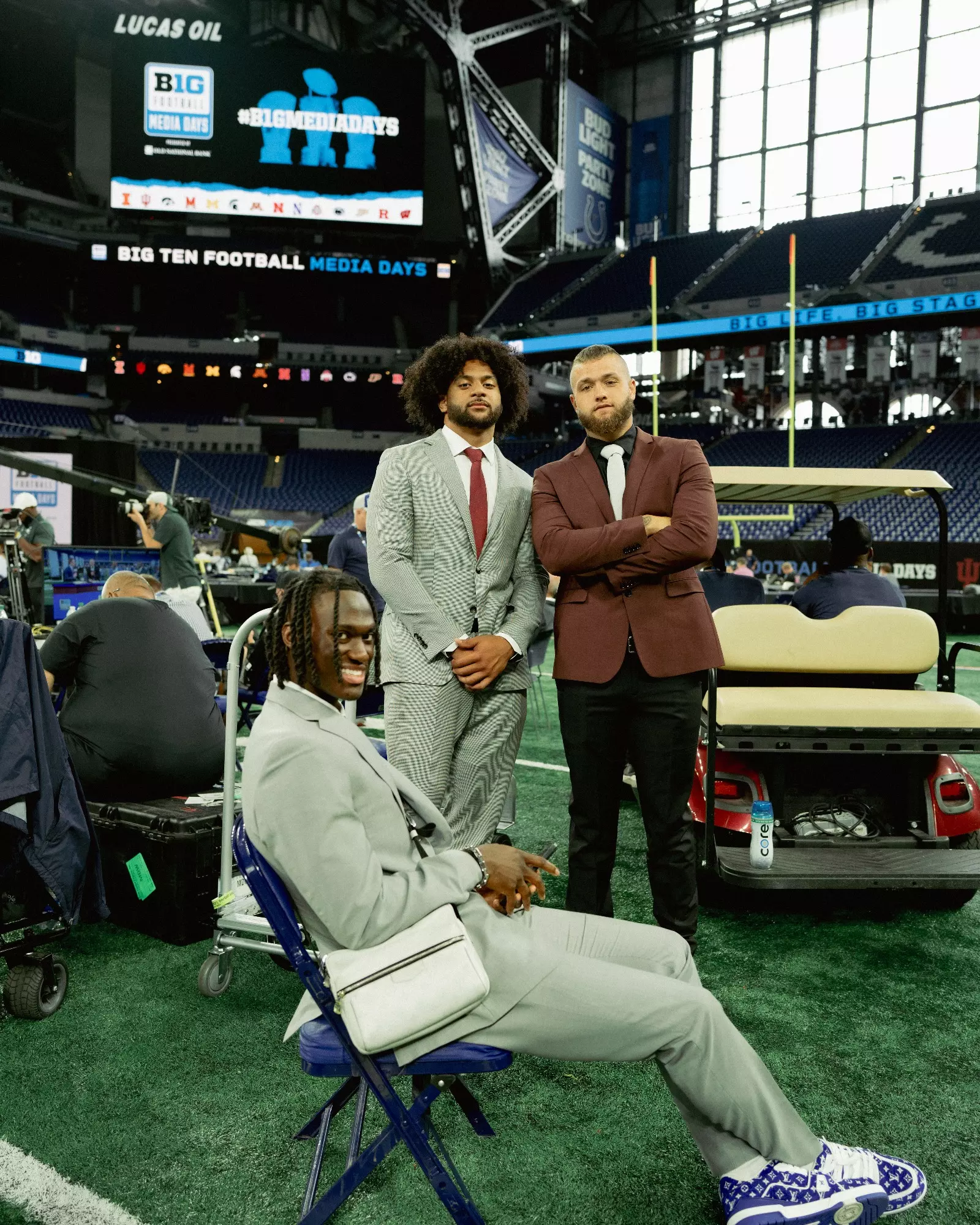 JT, Cade, & Marvin at Media Day