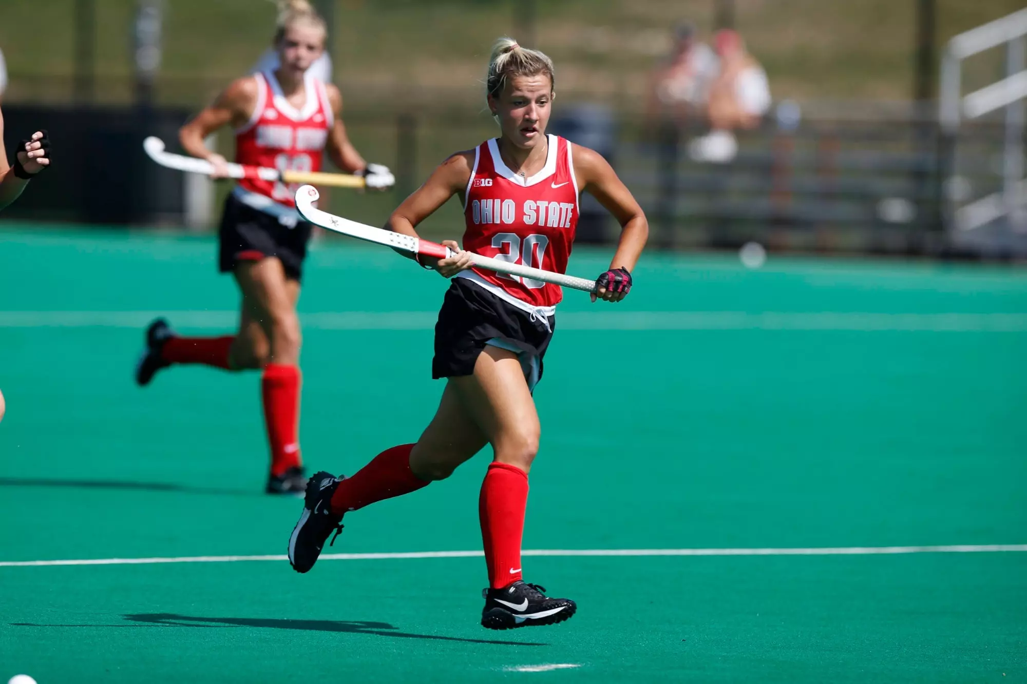Ohio State field hockey vs Virginia Sunday, Sept. 19, 2021, in Columbus, Ohio. (Photo/Jay LaPrete)