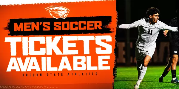 Men's Soccer TIX promo