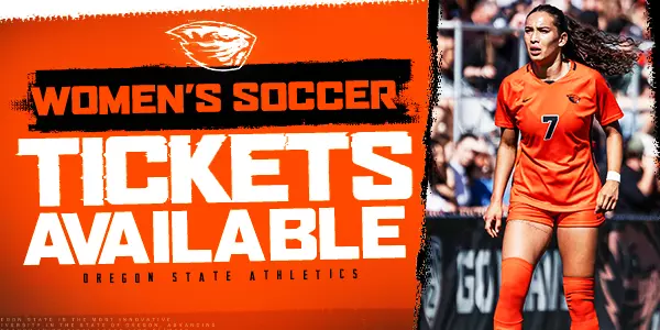 Women's Soccer TIX promo