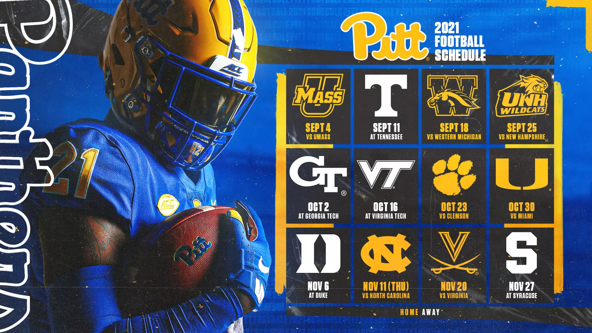 Pitt's 2021 Football Schedule Announced - Pitt Panthers #H2P pitt-s-2021-football-schedule-announced-pitt-panthers-h2p