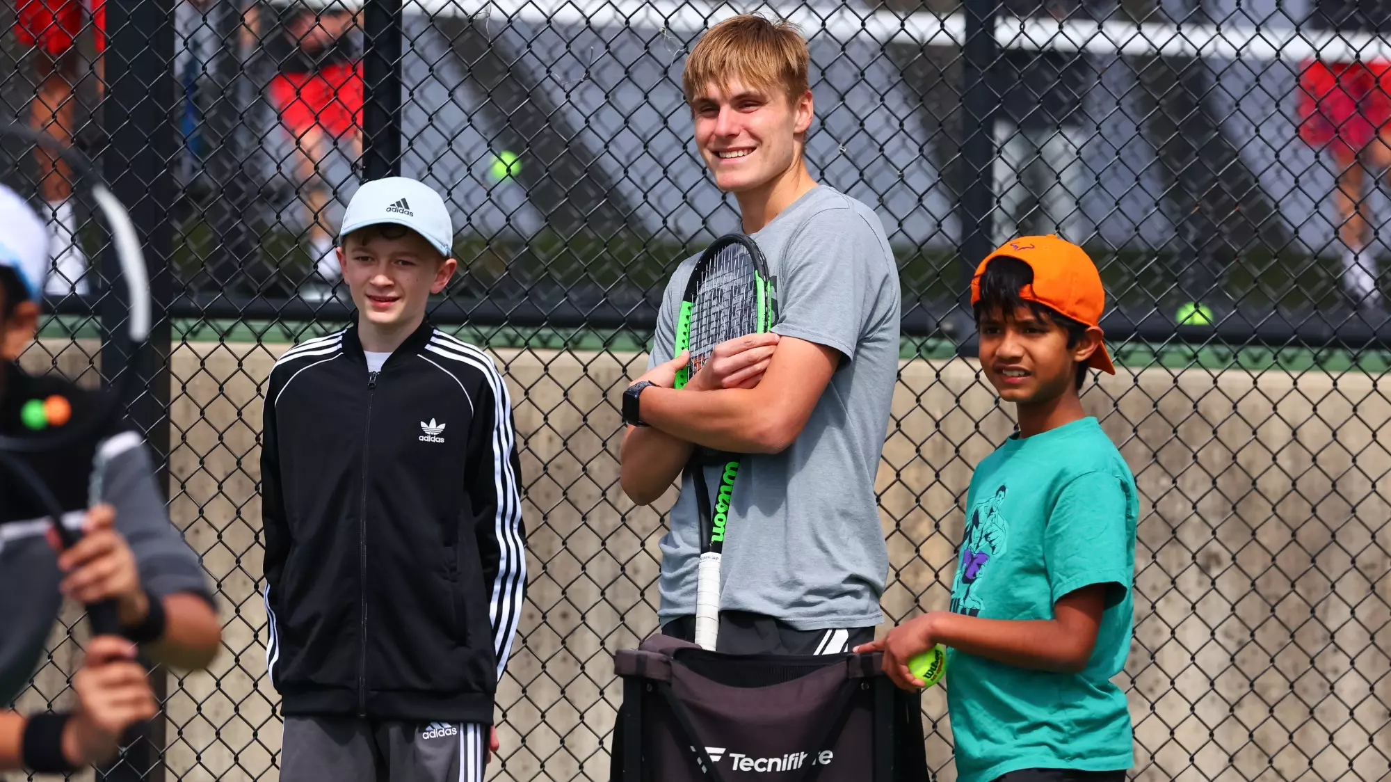 Princeton Men’s Tennis Camp on April 7, 2024.