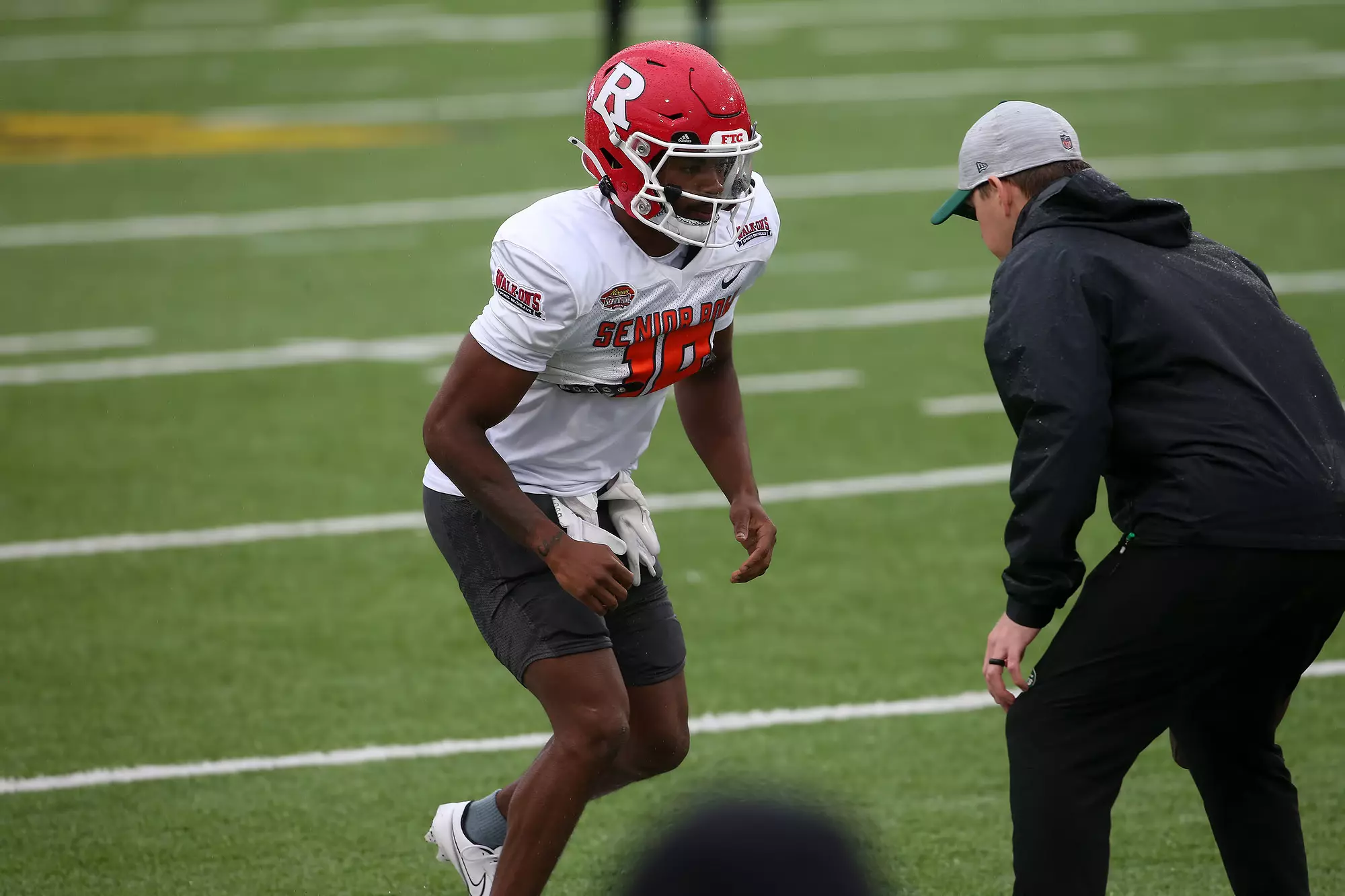 Bo Melton at 2022 Reese's Senior Bowl