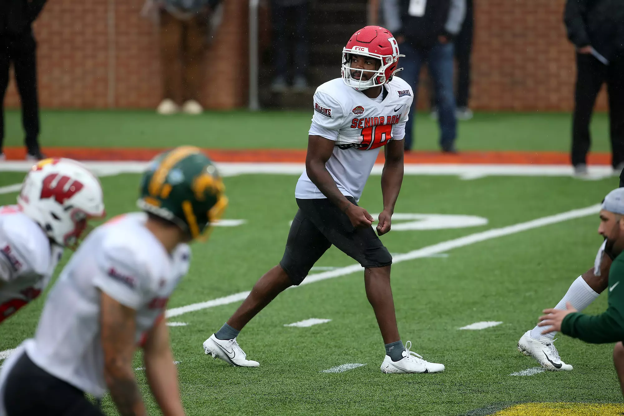 Bo Melton at 2022 Reese's Senior Bowl