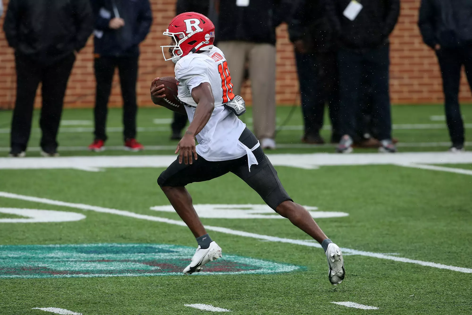Bo Melton at 2022 Reese's Senior Bowl
