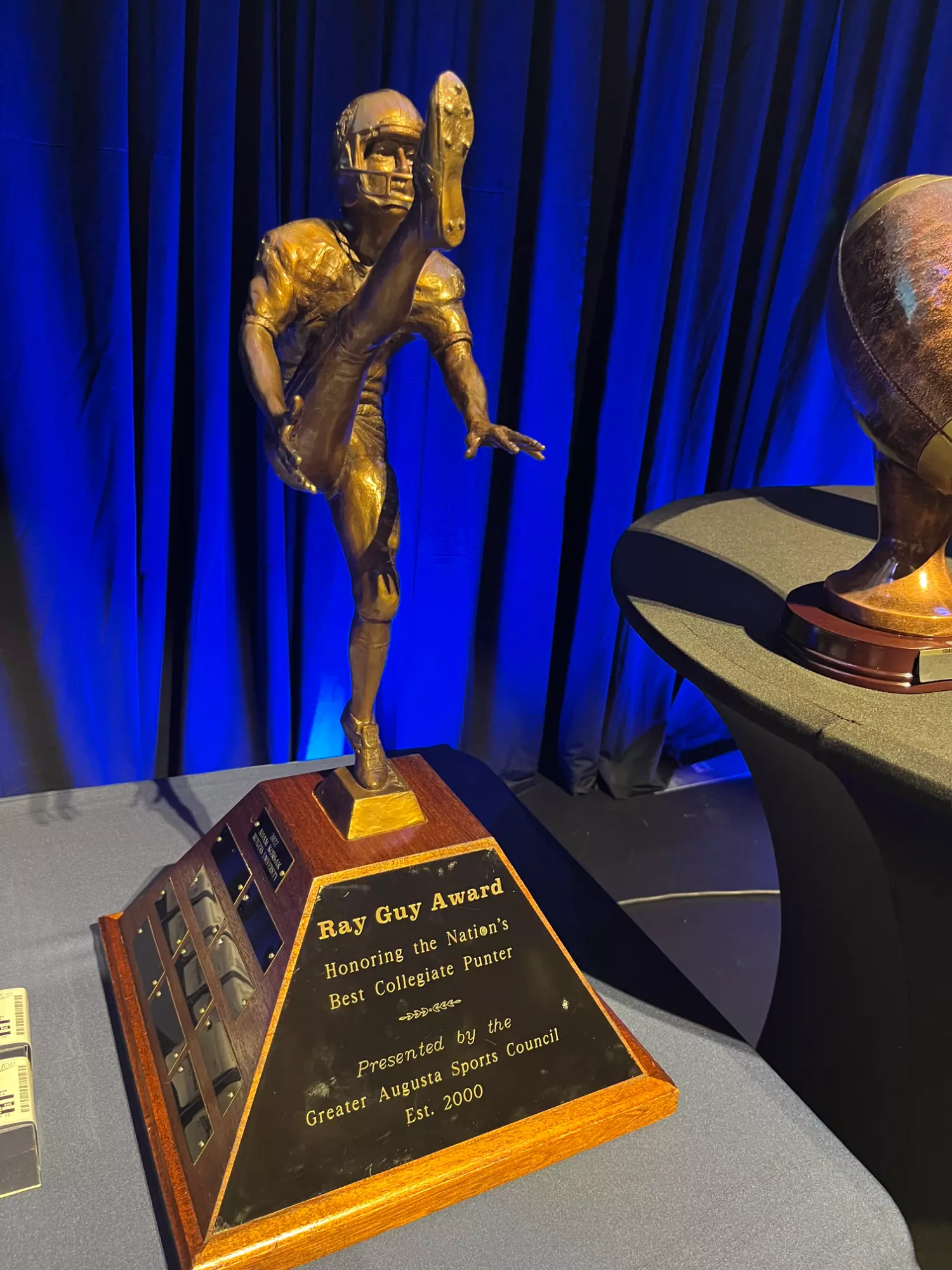 Ray Guy Award Trophy