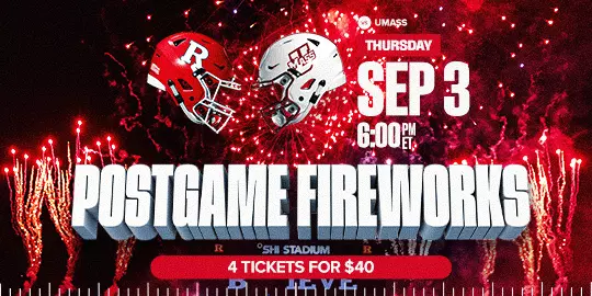 Postgame fireworks football ticket promo
